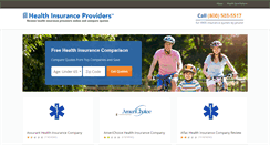 Desktop Screenshot of healthinsuranceproviders.com