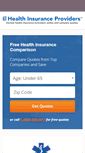 Mobile Screenshot of healthinsuranceproviders.com